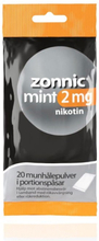 Zonnic Mint munhålepulver portionspåse 2 mg 20 st