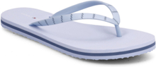Tommy Essential Beach Sandal Shoes Summer Shoes Flip Flops Blå Tommy Hilfiger*Betinget Tilbud