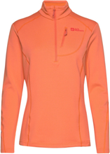 Kolbenberg Hz W Sport Sweat-shirts & Hoodies Fleeces & Midlayers Orange Jack Wolfskin