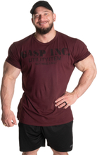 Gasp Basic Utility Tee, mørk rød t-skjorte