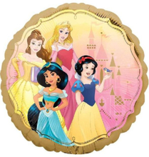 Rund Folieballong med Motiv av Disney Prinsesser 43 cm