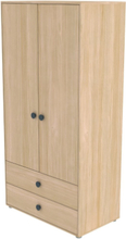 Garderob POPSICLE 2 dörrar 2 lådor, Flexa