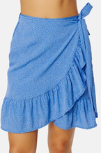ONLY Olivia Wrap Skirt Blue Bonnet AOP:CONF XS