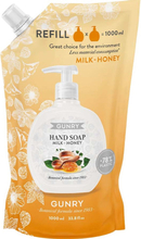 Gunry Handsoap Refill Original Milk & Honey 1000 ml