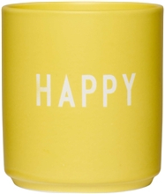 Design Letters Favoritkopp Happy / Yellow