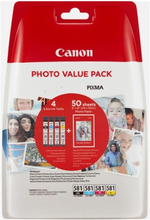 Canon Canon CLI-581 Inktpatroon Multipack BK + CMY 2106C005 Replace: N/A
