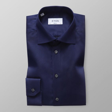 Eton Super Slim fit Marinblå skjorta - Signature twill