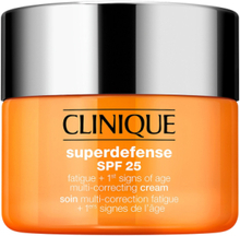 Superdefense Spf 25 Fatigue Multi-Correcting Face Cream, Combination/Oily + Oily Skin Fugtighedscreme Dagcreme Nude Clinique