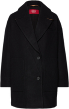 Women Coats Woven Regular Outerwear Coats Winter Coats Svart Esprit Casual*Betinget Tilbud