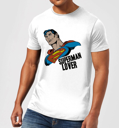 DC Comics Superman Lover T-Shirt - White - XL - White