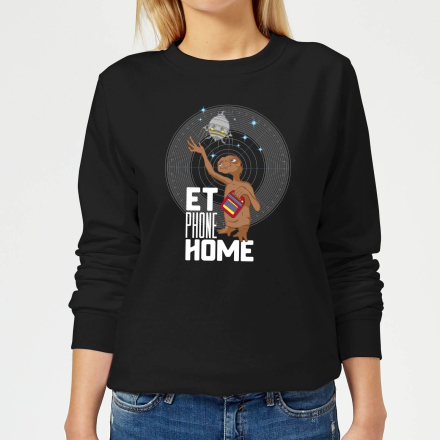 E.T. Phone Home Women's Sweatshirt - Black - M