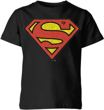 Originals Official Superman Crackle Logo Kids' T-Shirt - Black - 3-4 Years