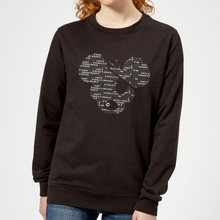 Danger Mouse Word Face Women's Sweatshirt - Black - 5XL - Black