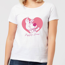 Scooby Doo Puppy Love Women's T-Shirt - White - M - White