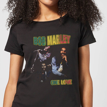 Bob Marley One Love Women's T-Shirt - Black - S - Black