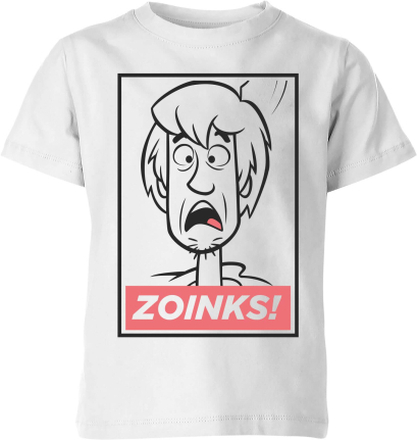 Scooby Doo Zoinks! Kids' T-Shirt - White - 9-10 Years