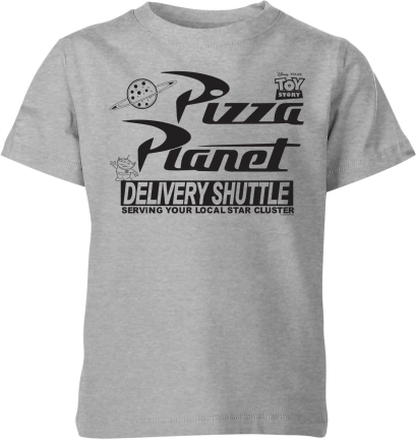 Toy Story Pizza Planet Logo Kids' T-Shirt - Grey - 9-10 Years