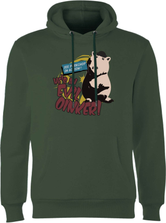 Toy Story Evil Oinker Hoodie - Forest Green - M - Forest Green