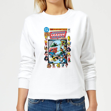 Justice League Crisis On Earth-Prime Cover Women's Sweatshirt - White - S - White