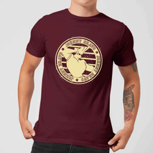 Johnny Bravo Sports Badge Men's T-Shirt - Burgundy - M