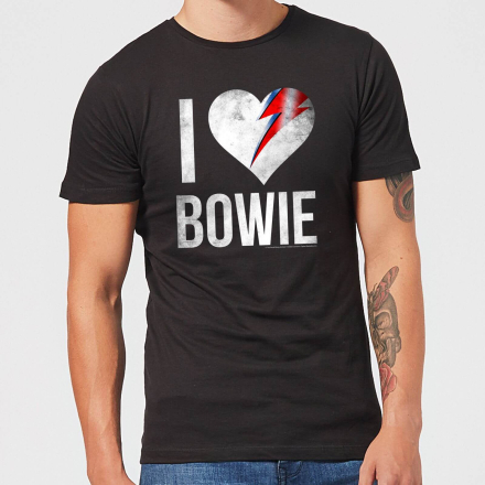 David Bowie I Love Bowie Men's T-Shirt - Black - XS - Black