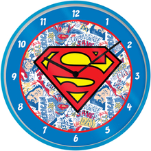 Superman Logo Clock 10 Inch