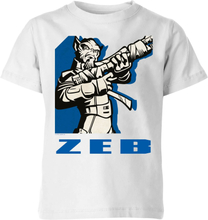 Star Wars Rebels Zeb Kids' T-Shirt - White - 7-8 Years