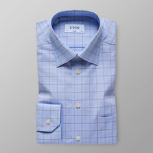 Eton Classic fit Blårutig skjorta