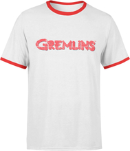 Gremlins Retro Logo T-Shirt - White/Red Ringer - S