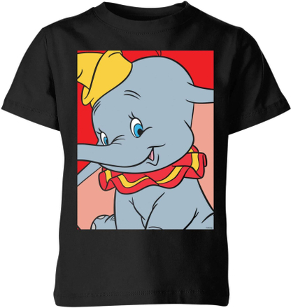 Dumbo Portrait Kids' T-Shirt - Black - 11-12 Years - Black