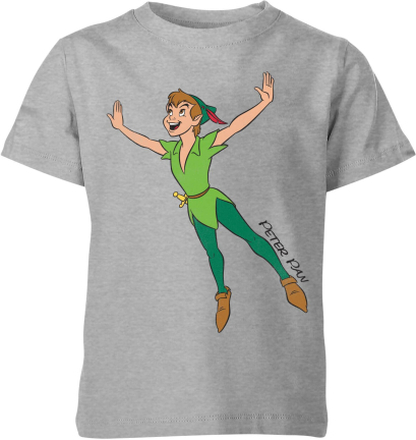 Disney Peter Pan Flying Kids' T-Shirt - Grey - 5-6 Years