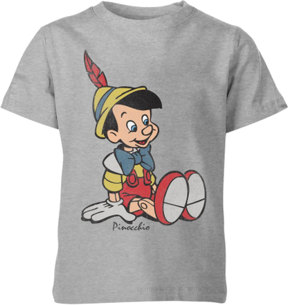Disney Pinocchio Classic Kids' T-Shirt - Grey - 11-12 Years