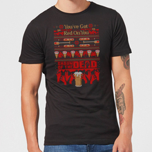 Shaun Of The Dead You've Got Red On You Christmas Men's T-Shirt - Black - S