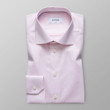 Eton Slim fit Rosa skjorta - Signature twill