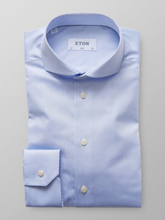 Eton Slim fit Ljusblå skjorta - extreme cut away
