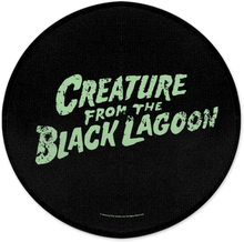 Universal Monsters Creature From The Black Lagoon Logo Round Bath Mat
