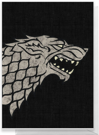 Game of Thrones House Stark Greetings Card - Giant Card