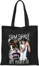 Eminem My Name Is Slim Shady Tote Bag - Black