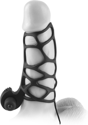 Pipedream X-tensions Extreme Silicone Power Cage Penismanchetter med vibrator