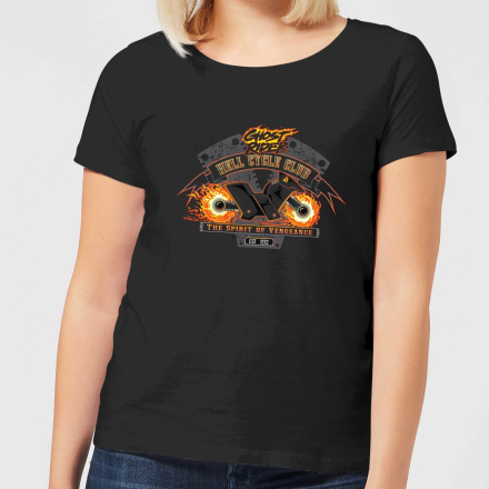 Marvel Ghost Rider Hell Cycle Club Women's T-Shirt - Black - M - Black