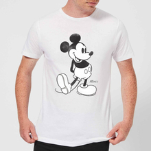 Disney Mickey Mouse Classic Kick B&W T-Shirt - White - S