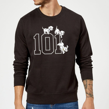 Disney 101 Dalmatians 101 Doggies Sweatshirt - Black - S