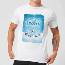 Disney Frozen Snow Poster Men's T-Shirt - White - S