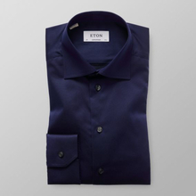 Eton Contemporary fit Marinblå skjorta - Signature twill