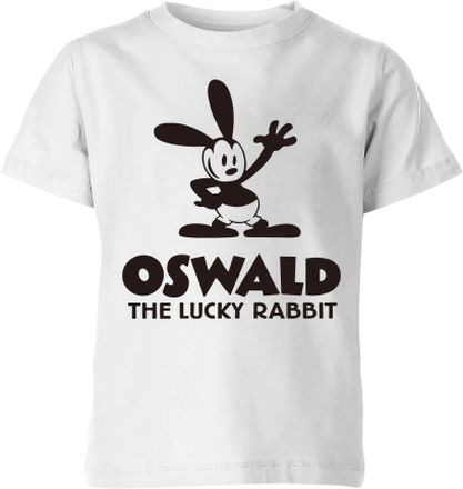 Disney Oswald The Lucky Rabbit Kids' T-Shirt - White - 9-10 Years