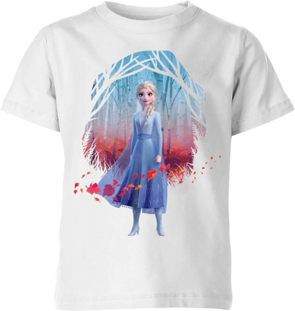 Frozen 2 Find The Way Colour Kids' T-Shirt - White - 5-6 Years