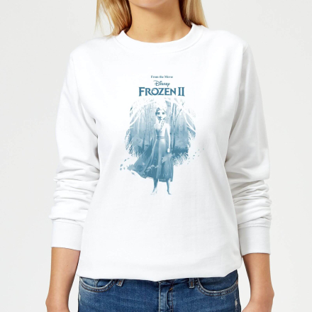 Frozen 2 Find The Way Women's Sweatshirt - White - XXL - White