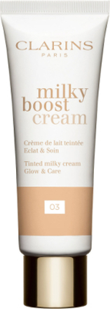 Milky Boost Cream Foundation Sminke Clarins*Betinget Tilbud