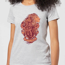 Harry Potter Gryffindor Drawn Crest Women's T-Shirt - Grey - S