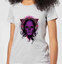 Harry Potter Death Mask 2 Neon Women's T-Shirt - Grey - S